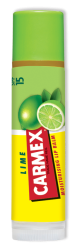 Carmex Lime Twist
Extra lip care! The Ultra Moisturising formula provides superior, enhanced hydration and makes even the driest lips soft and suppler again. With added SPF 15 to help protect your lips.